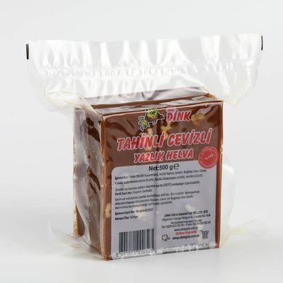 500 Gr. Kakaolu Tahinli Cevizli Yazlık Helva