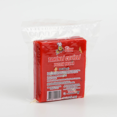 250 Gr. Kırmızı Tahinli Cevizli Yazlık Helva